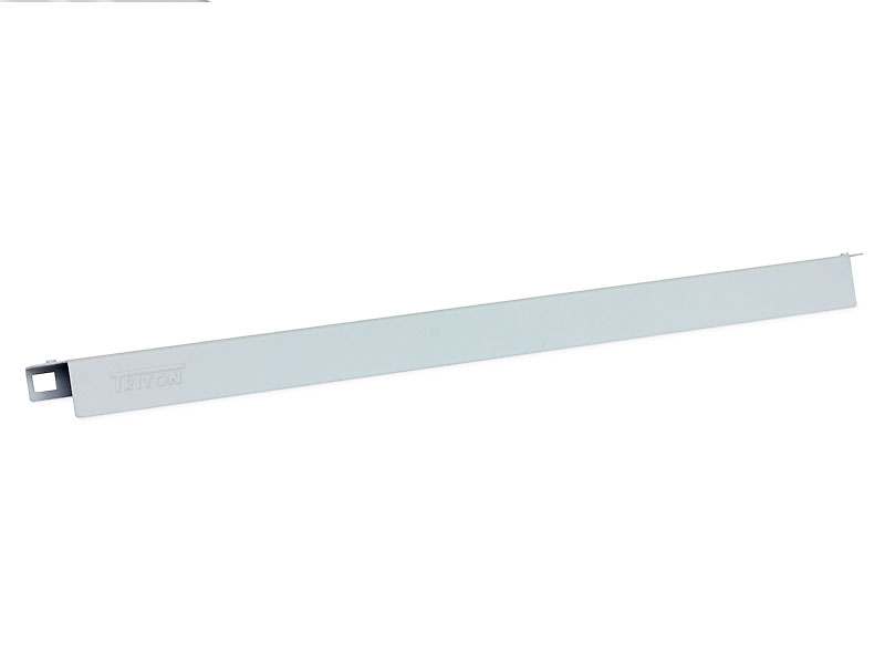 Triton 19"zbh. Schrankbeleuchtung, zbh. 19"-Blende für magnetische LED-Beleuchtungseinheit, Lichtgrau,