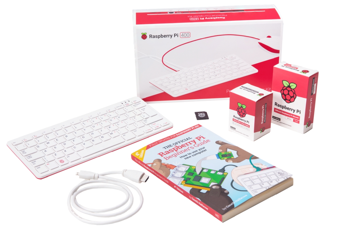 Raspberry Pi 400 All-in-One Personal Computer Kit ? DE Keyboard Layout