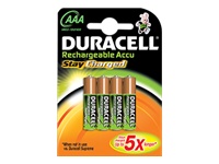 Akku AAA 1,2V (HR03) *Duracell* StayCharged - 4er-Pack