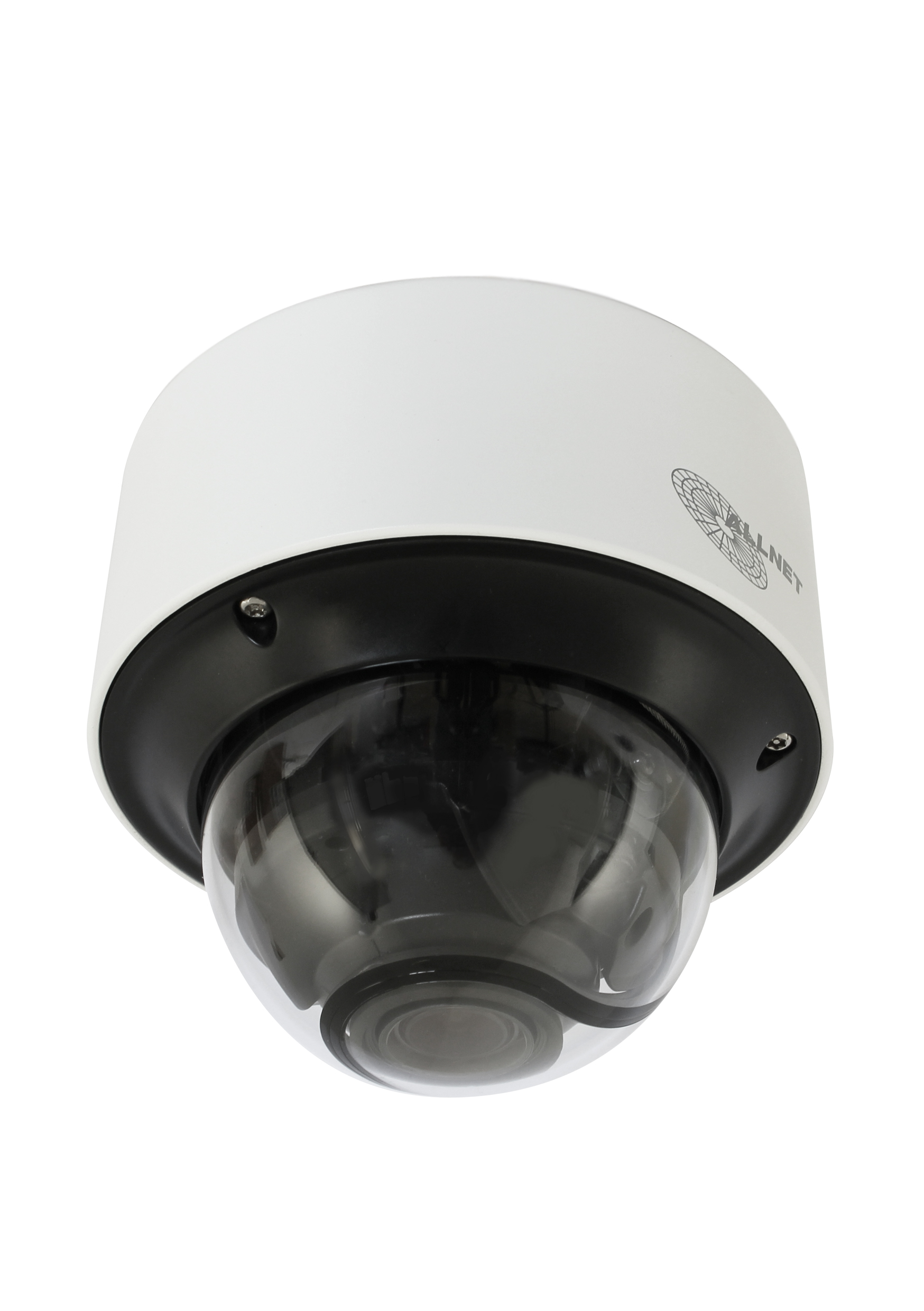 ALLNET IP Kamera Fix Dome / Outdoor / IR / Low-Light / Motorisiertes Vario-Objektiv / 90° / "ALL-CAM2386-LEFN"