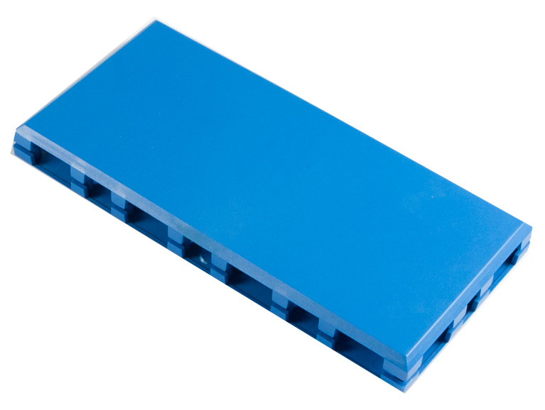 ALLNET Brick?R?knowledge Kunststoffschale 4x2 blau oben und unten