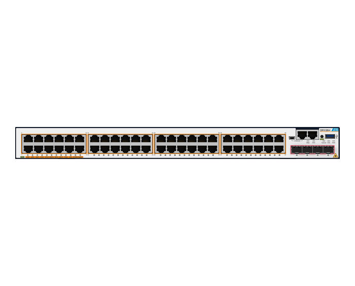 ZTE Switch PoE Layer 2&plus; 48x10/100/1000 RJ45 &plus; 4x Gigabit SFP&plus; POE, 5260-52PD-H-1AC-E 960W PoE Budget