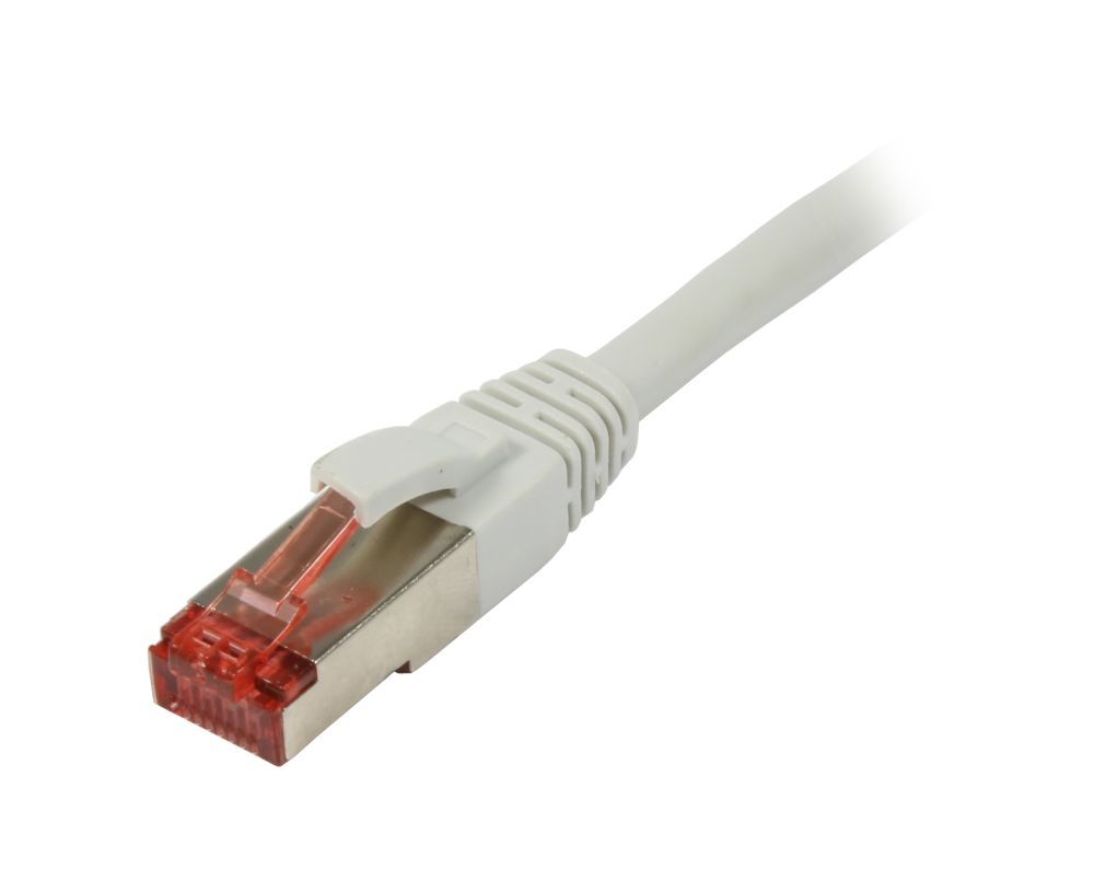 Patchkabel RJ45, CAT6 250Mhz, 5m grau, S-STP(S/FTP),TPE(Superflex), Synergy 21,