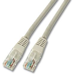 Patchkabel RJ45 UTP(U/UTP)  2m grau, CAT5e