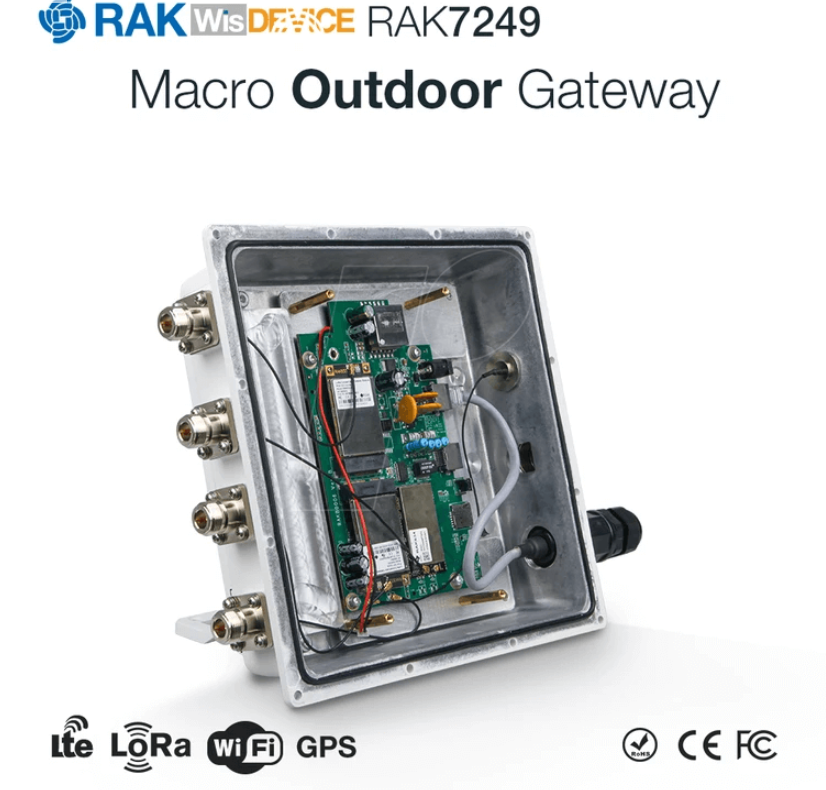 RAK Wireless · LoRa · WisGate Edge Max · DIY LoRaWan Outdoor Gateway · Bundle 4 · RAK7249-1X-14X · 16 Ch / LTE
