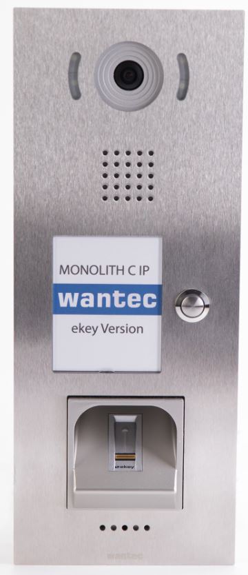 Wantec TFE MONOLITH C 300 IP Vision 1 Taste &plus; Kamera &plus; ekey