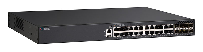 CommScope Ruckus Networks ICX 7250 Switch 24-port 1 GbE switch bundle with 2x1GbE/10GbE &plus; 6x1GbE SFP&plus; (upgradeable to 10GbE)