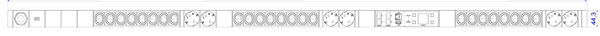 Bachmann PDU, Steckdosen, 24xDosen(C13)&plus; 6xCEE7/3 -> Zuleitung 3m, 16A, mit Stecker CEE 3P 16A rot, BN3000 Slave