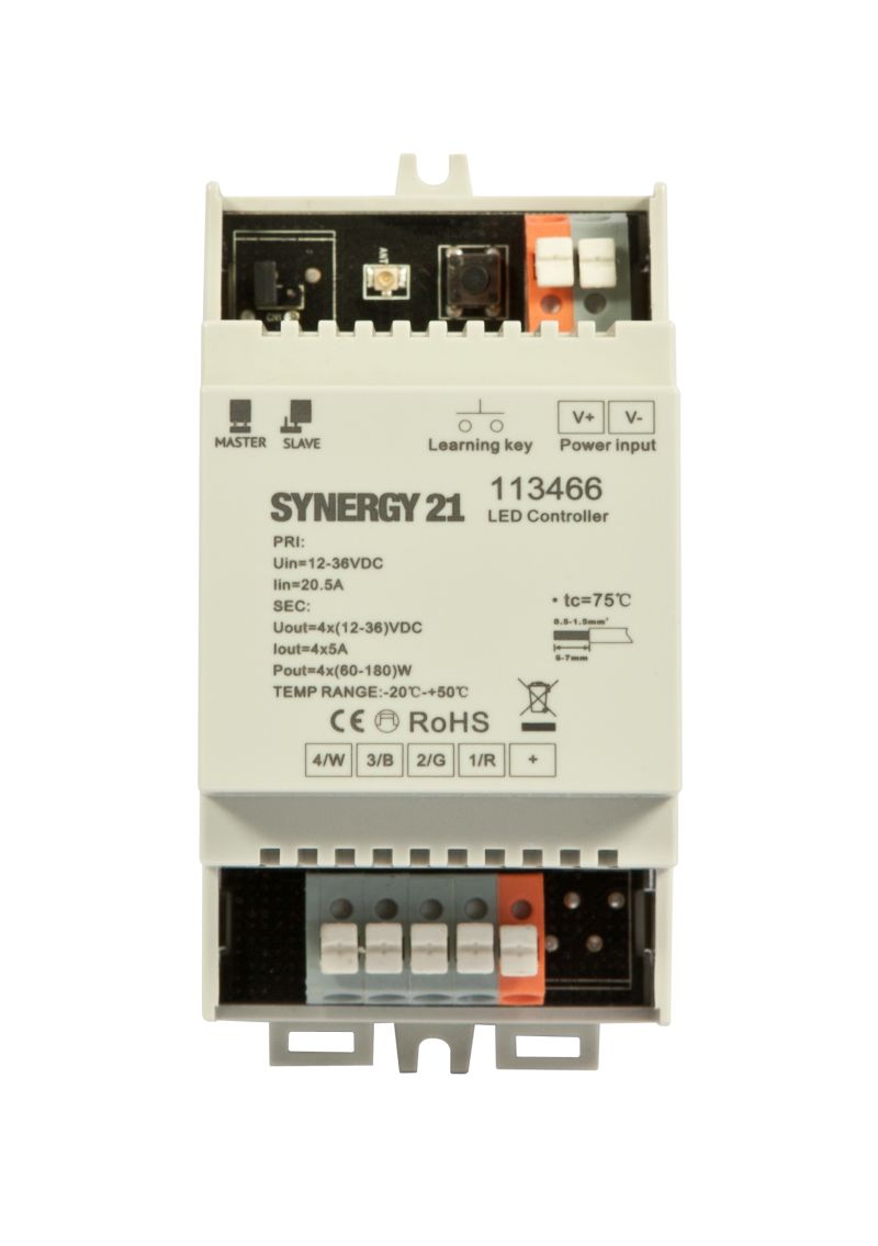 Synergy 21 LED Controller EOS 05 4-Kanal Controller &plus; Hutschiene