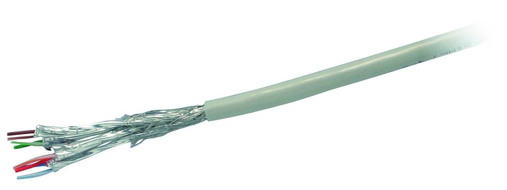 Kabel  250MHz, CAT6, S-STP(S/FTP), Verlege, Hal, 100m Spule/R