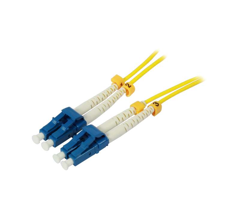 LWL-2-Faser-Patchk.  7,5mtr.LC-LC,  9/125um, OS2, AD=2mm, Synergy 21,