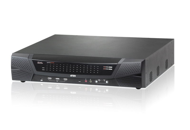 Aten KVM-Switch 64-fach, LAN(IP-fähig), 1xlocal &plus; 8x Remote User, Virual Media,