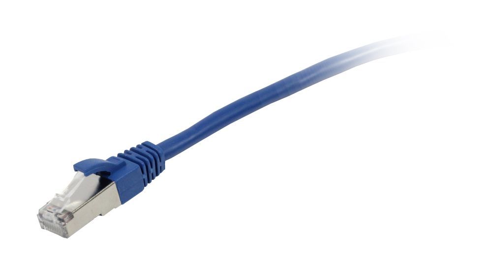 Patchkabel RJ45 FTP(F/UTP)  0.5m blau, CAT5e, Synergy 21,