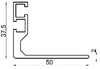 Knürr(Vertiv) Schrank kzub/Smaract,L-Schiene,T 800,L=656mm,Paarweise,