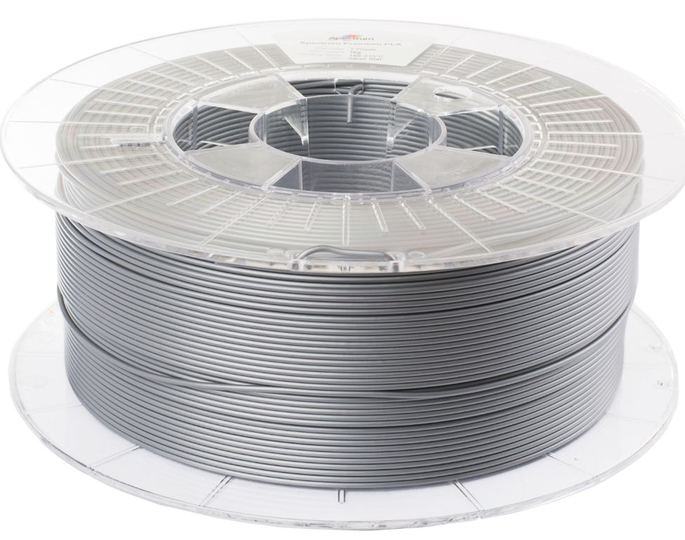 Spectrum 3D Filament / PLA Premium / 1,75mm / Silver Star / Silber / 2kg