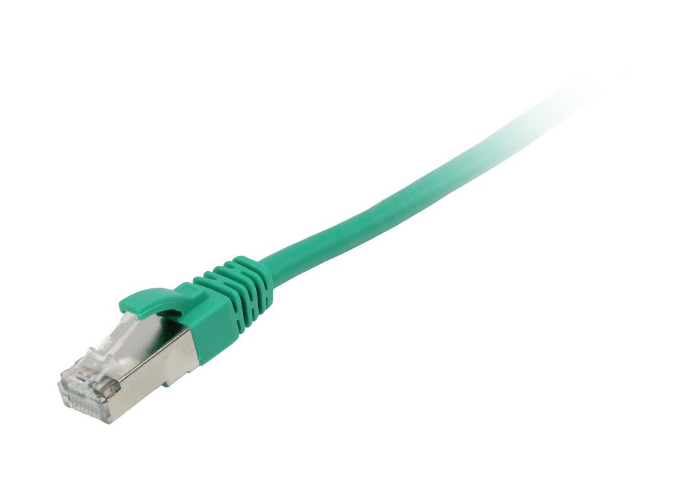 Patchkabel RJ45,  0.25m grün, CAT5e, S-FTP(SF/UTP), Synergy