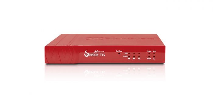 WatchGuard Firebox T15 with 1-yr Basic Security Suite (WW)