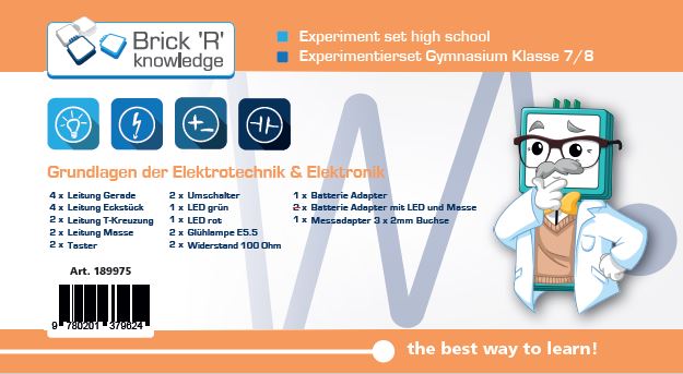 ALLNET Brick&apos;R&apos;knowledge Experimentierset Gymnasium Klasse 7/8
