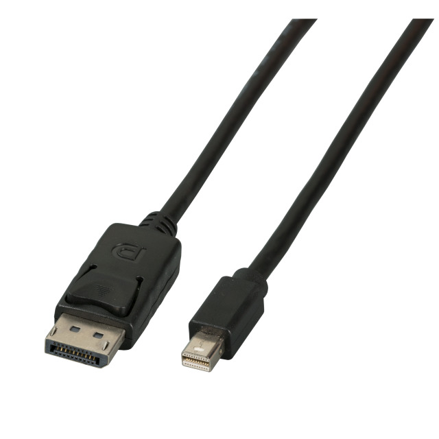 Kabel Video DisplayPort Mini => DisplayPort, ST/ST,  1.0m