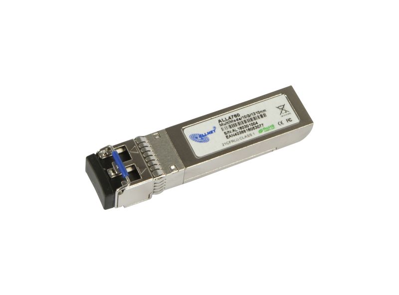 ALLNET Switch Modul ALL4760 SFP&plus;(Mini-GBIC), 10Gbit Singlemode, bis 220m, LRM/LC, *nur für Multimode 50/125u Kabel OM1-4*