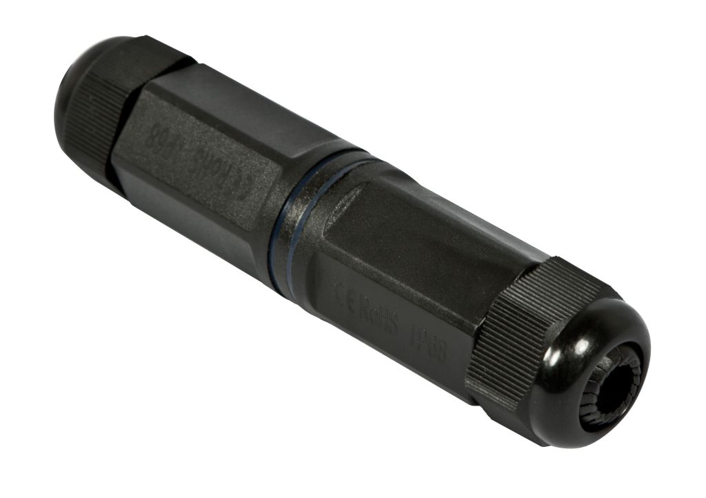 TP-TP Kupplung,RJ45 CAT6, IP68 Outdoor, bis 3-8mm - bestehende RJ45 Stecker verwenden, Synergy21,