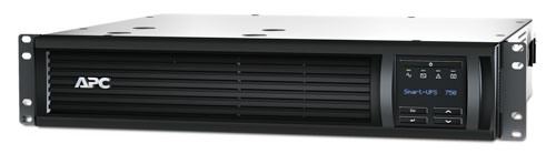 APC USV Smart,  750VA, 5,5min.;19" 2HE, LCD, mit Netzwerkkarte