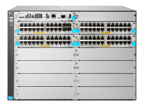 HP Switch Chassis, ZL2, *Bundle*, 5412R 92GT PoE&plus; / 4SFP&plus;, ohne Netzteile !